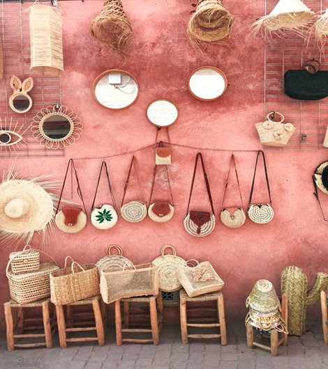 Handmade crafts with different models.