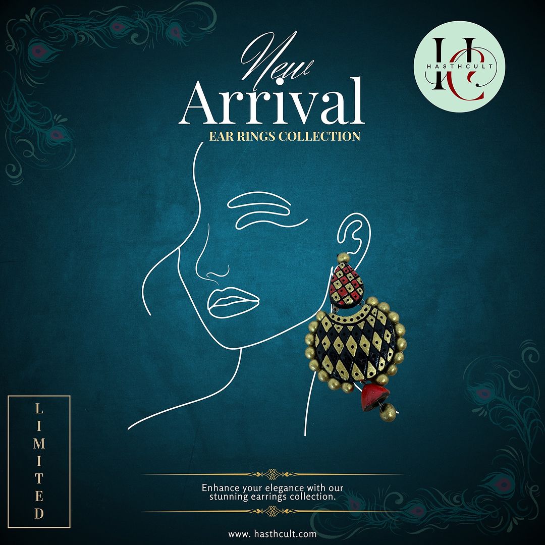 Instagram image with Jhumkas .
