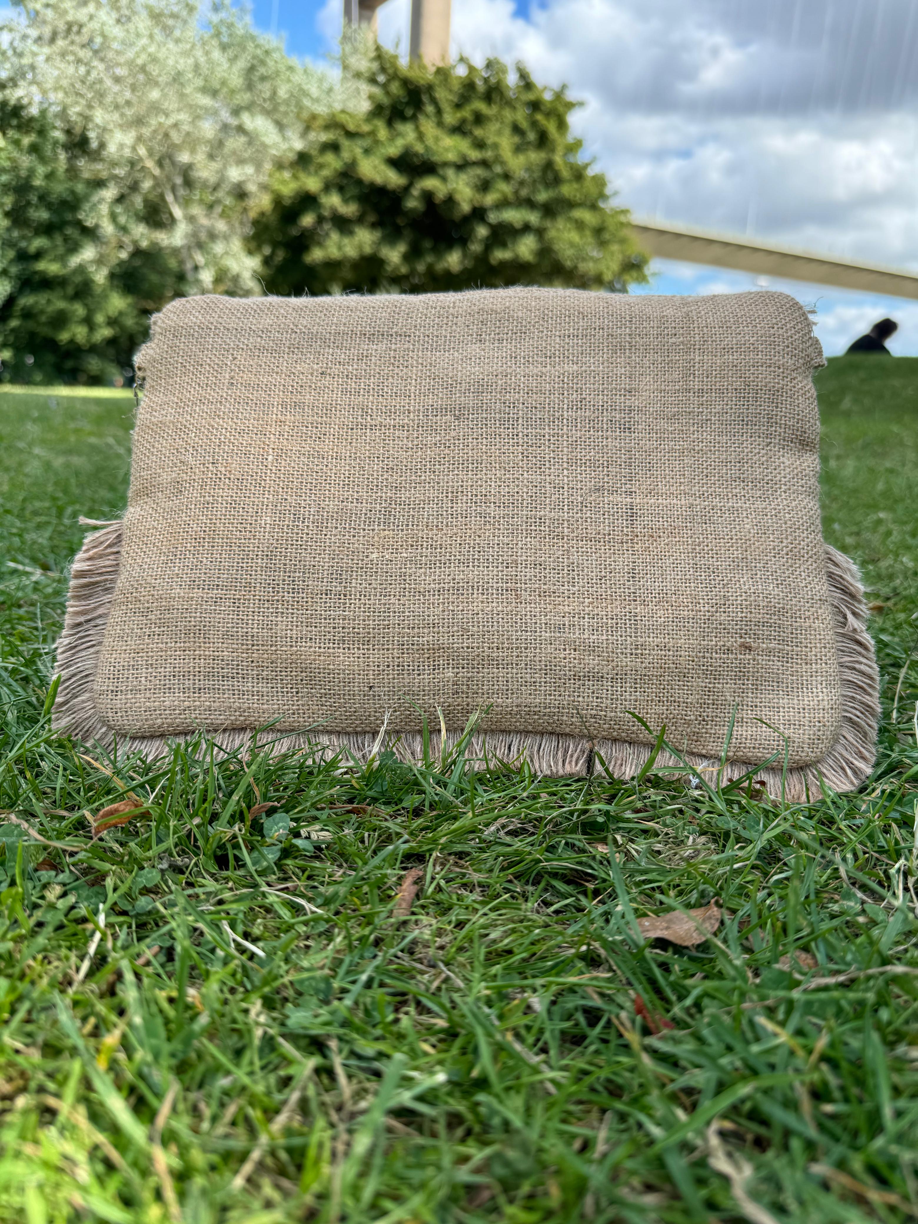 Handbag, Rustic paper design with white and lite wooden color